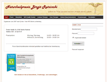 Tablet Screenshot of naturheilpraxis-birgit-rutzinski.de
